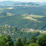 Rochefort - Serre - St Martin la Sauveté à l'arrière plan