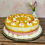 Pfirsich-Melba-Torte im Gasthaus Götz