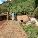 Wasserfassung und Mühlenkanal in Kindimba