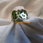 Bague émail transparent