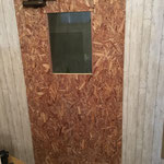 入口造作ドア　内側