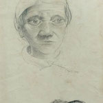 Johanne ( Mutter )  1947  24,5 x 33,5