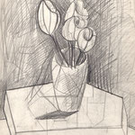 Vase mit Blumen 1957