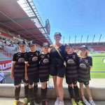 E-Jugend Mädels Mannschaftsfoto im Jahnstadion
