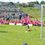 Timing und Schusskraft!