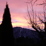 Abendrot am Jochberg