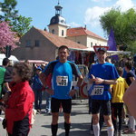 Laufgespräche am Start ...