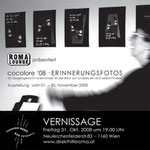 roma:lounge | exhibition |  flyerdesign by visob