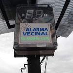 Panel de alarma con display