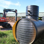 20 Kubikmeter Tank wartetet auf den Einbau