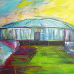 Arena Schalke, 100 x 140 cm verkauft/sold  