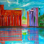 Innenhafen Duisburg    70 x 120 cm    verkauft/sold