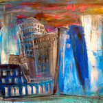 Medienhafen Düsseldorf, 140 x 100 cm verkauft/sold