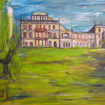 Villa Hügel 80 x 100 cm, verkauft/sold