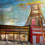 Zollverein Südansicht   100 x 120 cm   verkauft/sold