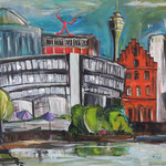 Düsseldorf City   100 x 120 cm verkauft/sold