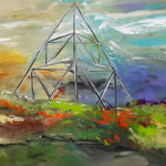 Frühling am Tetraeder, Bottrop   80 x 120 cm verkauft/sold