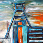 Zollverein Industriedenkmal/Essen 145 x 200 cm verkauft/sold 