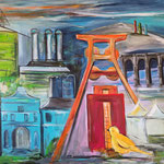 Pottpourrie 2022(Kanarienvogel), 100 x 140 cm verkauft/sold