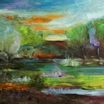 Ruhrauen Saarn, 80 x 100 cm verkauft/sold