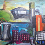 Gelsenkirchener pottpourie     120 x 160 cm