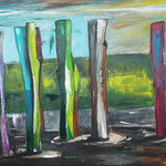 Halde Haniel in grün, 100 x 160 cm  verkauft/sold