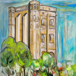 Malakowturm Unser Fritz, 120 x 100 cm verkauft/sold