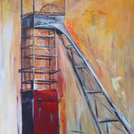 Erin Orange-Rot 150 x 100 cm verkauft, sold