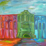 Maschinenhalle Schloss 70 x 120 cm verkauft/sold