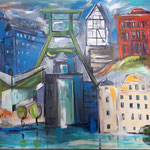Essener City. 120 x 160 cm  verkauft/sold
