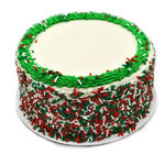 Christmas Festive Vanilla Cake