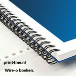 zwarte wire-O binding