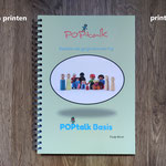 cursus boek dat vlak licht door spiraalbinding