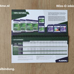 zwarte metalen wire-o binding 