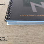 boek met een spiraal binding
