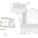 Plan des toiture et de la mezzanine