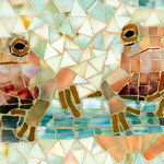Close-up of Frogs Just Want to Have Fun - ***Sold***