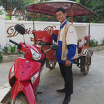 Unser zuverlässiger Tuck-Tuck-Fahrer in Siem Reap.