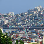 Busan, grösste Hafenstadt in der Republik Korea.
