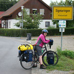 für uns Schluss auf dem Donauradweg: Sigmaringen