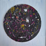 Nacht 30x30 im Schattenfugenrahmen 34 x 34