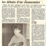Tout deuxième article (E.R. 03/1992)