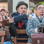 Dans "Knock" de Jules Romain.Théâtre Cie Nihilo Nihil Juillet 2012