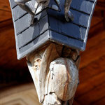 Sculpture de l'auvent 