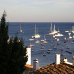 Vue de la maison de Dali à Cadaqués