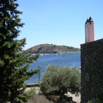 Vue de la maison de Dali à Cadaqués