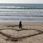 Sur la plage des Sables d'Olonnes