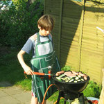 Mein kleiner Grillmeister zu Besuch