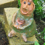 Tonarbeiten immer wieder im Garten
