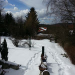 Blick aus dem Fenster